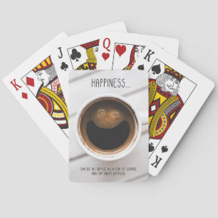 Baraja De Cartas El café de Lover es felicidad