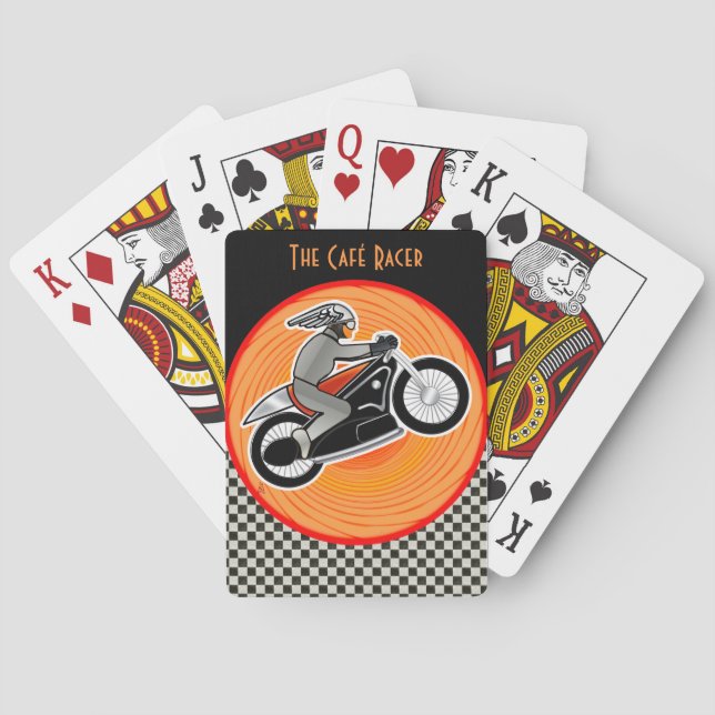 Baraja De Cartas El Café Racer (Poker Deck) (Reverso)