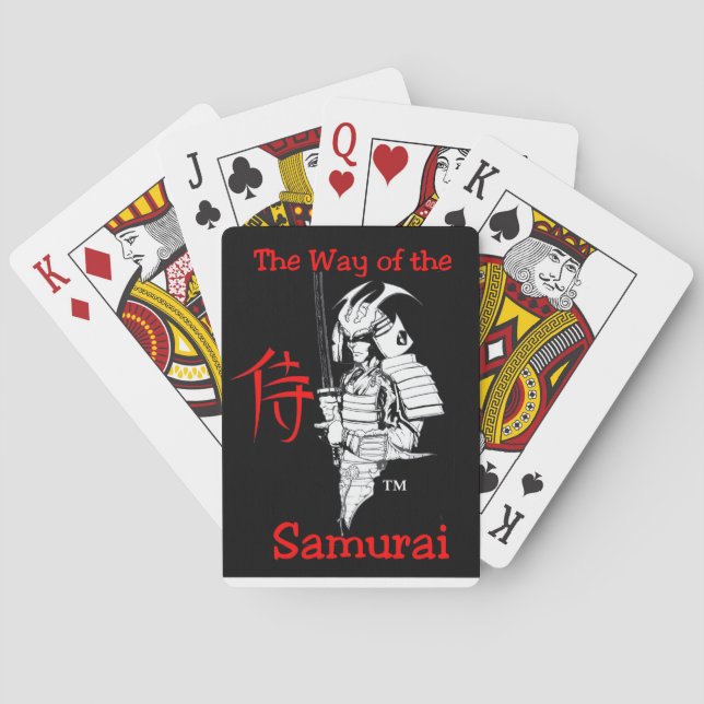 Baraja De Cartas "El camino de los samurai" (Reverso)