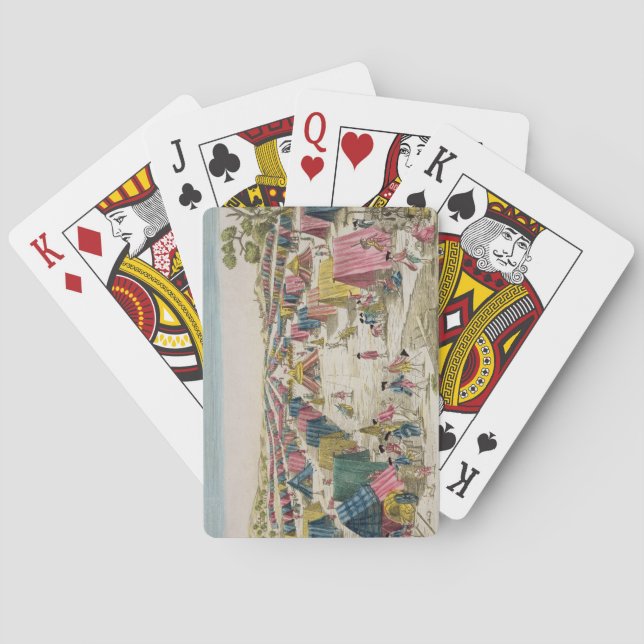 Baraja De Cartas El campo prusiano del ejército, extraído a partir (Reverso)