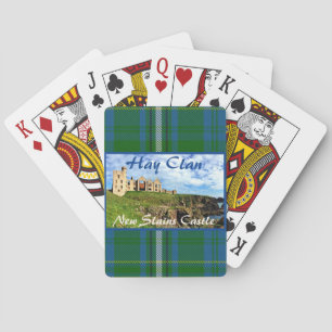 Baraja De Cartas El castillo de tartán del Hay Clan escocés