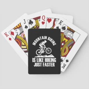 Baraja De Cartas El Ciclismo De Montaña Es Como Caminar Más Rápido
