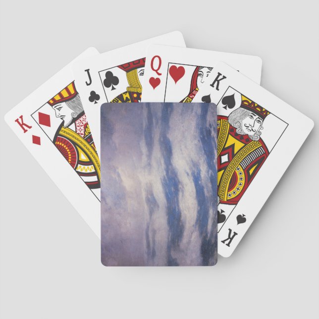 Baraja De Cartas El cielo y el océano (por Emil Carlsen) (Reverso)