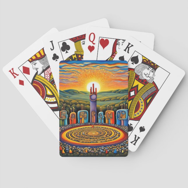 Baraja De Cartas El Círculo de los Ancestros (Reverso)