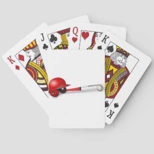 Baraja De Cartas El coche del equipo del juego del home run se divi