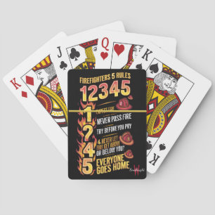Baraja De Cartas El código audaz de los bomberos