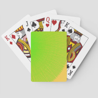 Baraja De Cartas el color verde claro brilla sobre ti