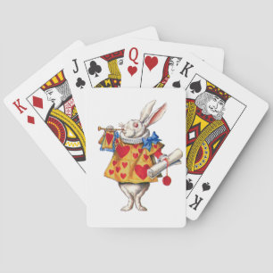 Baraja De Cartas El conejo blanco de Alicia en el país de las marav