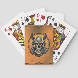 Baraja De Cartas El cráneo alado.