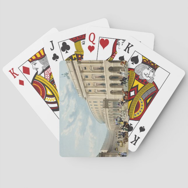 Baraja De Cartas El cuadrante, calle regente, de Piccadilly Circu (Reverso)