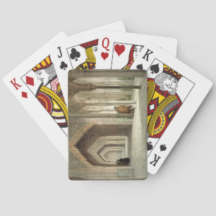 Baraja De Cartas El cuarto de la corte de Alhambra, Granada, 1853