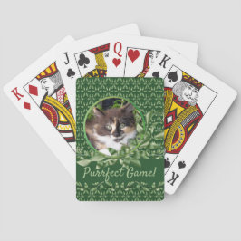 Baraja De Cartas El delicioso Ojo Verde Calico Kitten