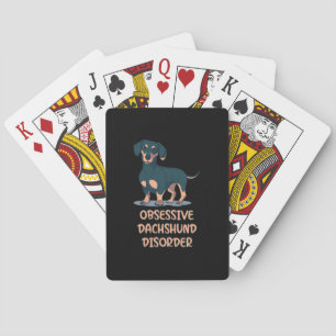 Baraja De Cartas El desacuerdo obsesivo de Dachshund