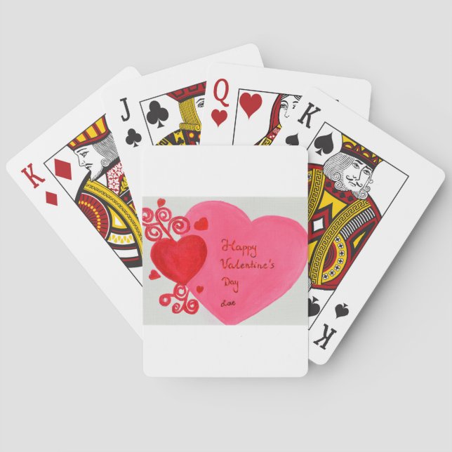Baraja De Cartas El día de San Valentín (Reverso)