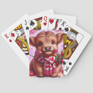 Baraja De Cartas El día de San Valentín de Baby Heifer
