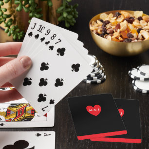 Baraja De Cartas El día de San Valentín de regalo de pareja de mono
