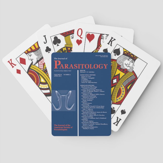 Baraja De Cartas El diario de la parasitología (Reverso)