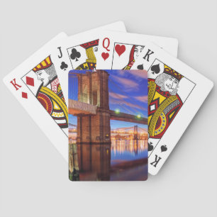 Baraja De Cartas El East River, puente de Brooklyn, Manhattan