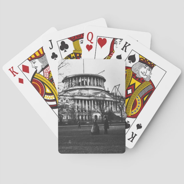 Baraja De Cartas El edificio del capitolio en la C.C. de Washington (Reverso)
