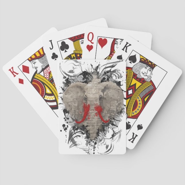 Baraja De Cartas El elefante desaparecido (Reverso)