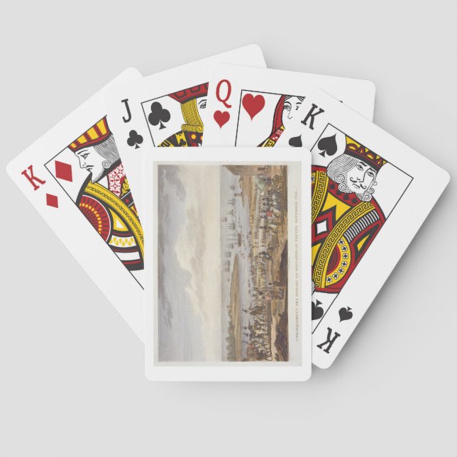 Baraja De Cartas El embarque del inglés en Holanda, 30 Nove (Reverso)