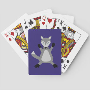Baraja De Cartas El espeluznante Lobo de Halloween