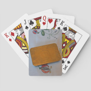 Baraja De Cartas El estaño de los Navidades de la Primera Guerra Mu