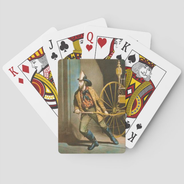 Baraja De Cartas El estilo estadounidense Fireman 2 (Reverso)