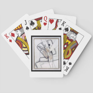 Baraja De Cartas El fumador, 1912 (carbón vegetal y tiza roja sobre