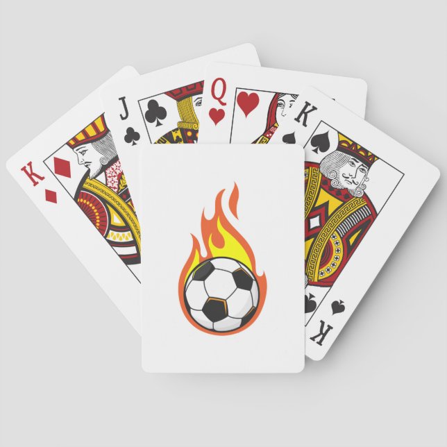 Baraja De Cartas El fútbol en llamas (Reverso)