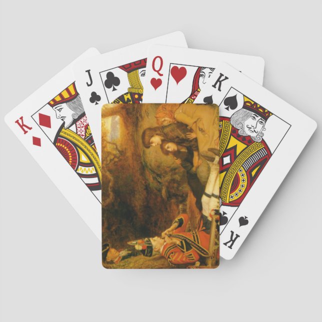 Baraja De Cartas El Gaitero (de John Everett Millais) (Reverso)