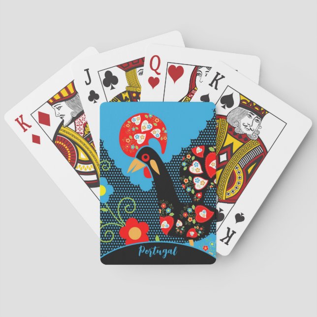 Baraja De Cartas El gallo de Portugal (Reverso)