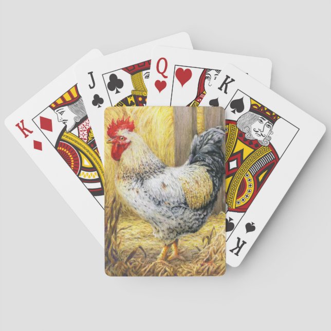 Baraja De Cartas El gallo del granero (Reverso)