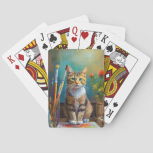 Baraja De Cartas El gato artístico