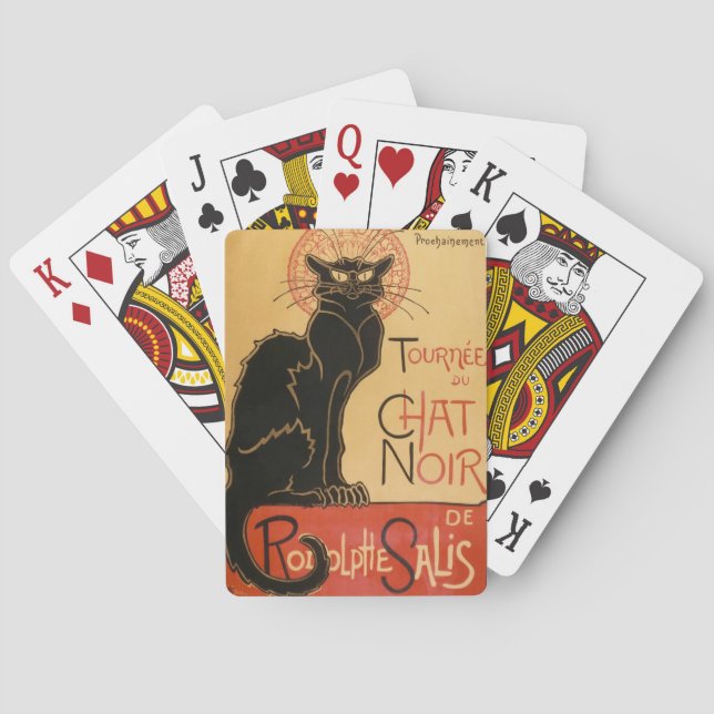 Baraja De Cartas "El gato negro" Le Chat Noir (Reverso)