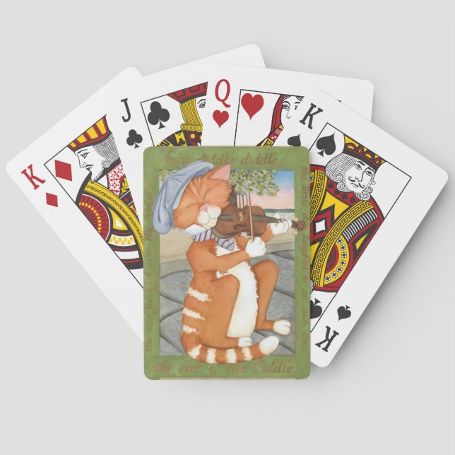 Baraja De Cartas El gato y el violín (Reverso)