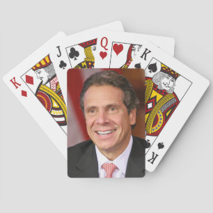 Baraja De Cartas ¡El gobernador Andrew Cuomo jugando cartas!