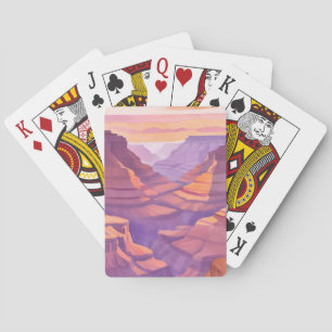 Baraja De Cartas El Gran Cañón   Acuarela del Parque Nacional