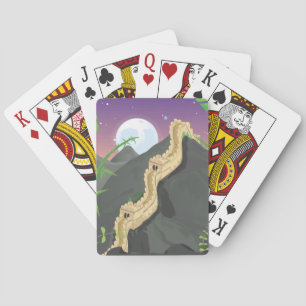 Baraja De Cartas El Gran Muro de China caricatura