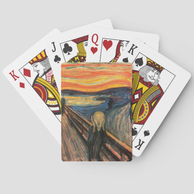 Baraja De Cartas El grito de Edvard Munch (Reverso)