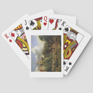 Baraja De Cartas El Herengracht, Amsterdam (aceite en el panel)