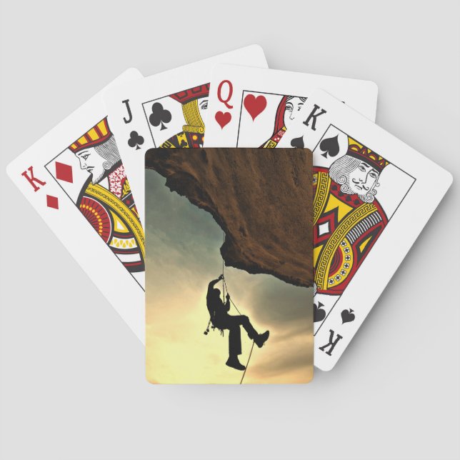 Baraja De Cartas El hermoso paisaje montañoso (Reverso)