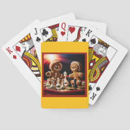 Baraja De Cartas El Hombre De Pan De Gante Juega Al Ajedrez Con Su 