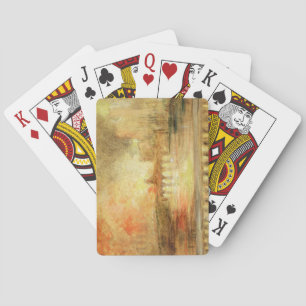 Baraja De Cartas El incendio de las cámaras del Parlamento, antes