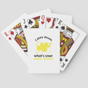 Baraja De Cartas El juego del batería I teclea cuál es su