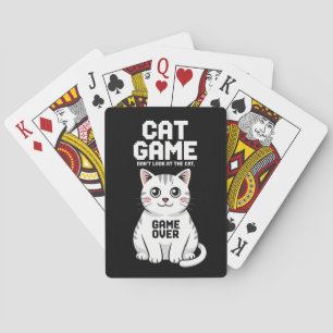 Baraja De Cartas El juego del gato no mira al gato por muy gracioso