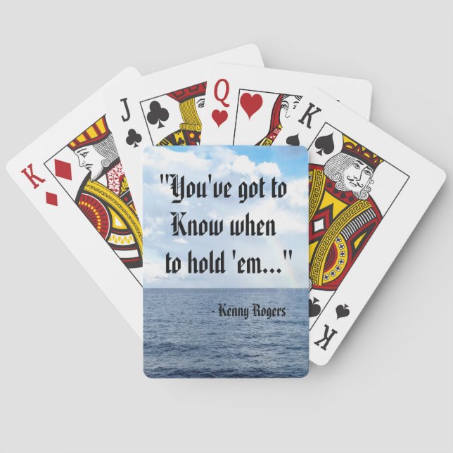 Baraja De Cartas "El jugador" (Reverso)