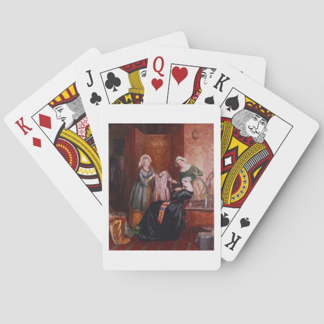 Baraja De Cartas El lanzar de sus malas hierbas (Reverso)