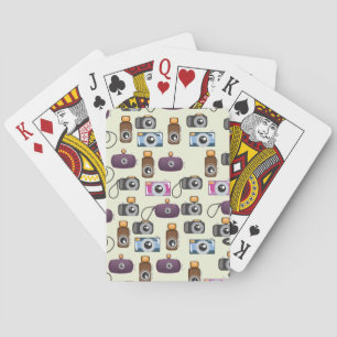 Baraja De Cartas El lindo patrón de cámaras