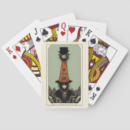 Baraja De Cartas El loco odio vintage Whimsical Tarot inspirado